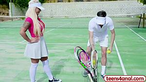 Brandi Bae Tennis Teen Gets Ass Fucked Hard