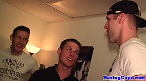 real college twinks sucking dicks at the party