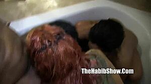 freakfest orgy with kimberly chi, ladybug, and leona banks in a monster cock gangbang