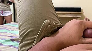 Stepsister Catches Me Masturbating