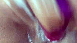 Sandra The Big Ass Cougar Fingering Her Hairless Pussy