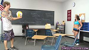 Teen Fucks Teacher After Sucking His Cock In Uniform