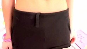 Petite blonde teen lil lexy gags on deepthroat blowjob with teasing and cumshot