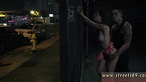 Watch the slave eat spit and get roughly fucked, guys, you know you want to make passes at these damsels