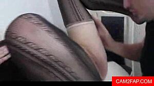 want to see this granny getting a creampie? watch the mature video.