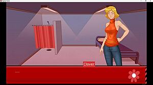 Curvy massage beauty strokes dick from underneath with her big tits