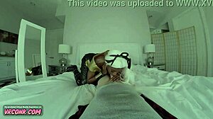 Nicole Kitt as Storm in VR Conk X-Men XXX parody