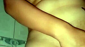 i watch this latina brunette masturbating her big ass in the bathroom, squirting orgasms everywhere