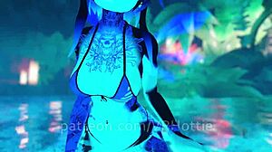 pov furry fuck in hot spring lap dance vrchat