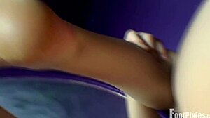 Gianna intensely worships my asshole in fetish