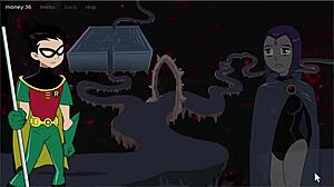 18titans ep 30 - sex with red raven in anal blowjob and creampie.