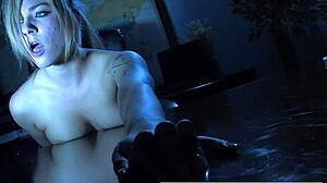 Sexy Dahlia Fingers Herself In The Dark