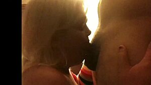 QUEEN WIFE FUCKS HUSBAND FRIEND IN AMATEUR THREESOME WITH MONSTER COCK