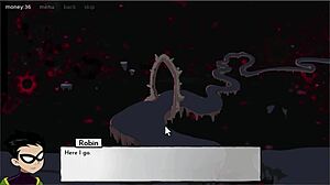 18titans ep 30 - sex with red raven in anal blowjob and creampie.