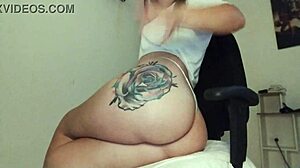 lucyplay pours cream all over her body and tattoos while chatting with you