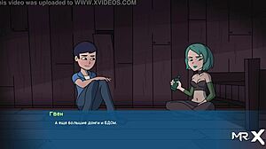 Camppinewood milf gives footjob and masturbates in uncensored anime hentai