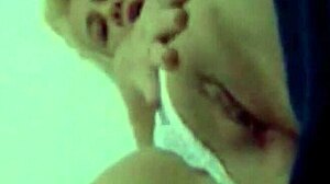 blonde milf stella masturbates and cums intensely