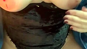 this farmgirl milf is playing with candle wax and a toy in her pussy 😈