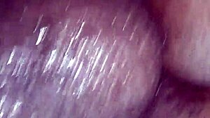 Ebony Woman Squirts in Doggystyle Position