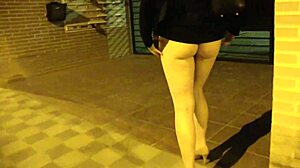 Hot Wife Strips Naked Outdoors in Public Assfucking Compilation