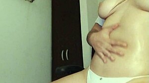 lucyplay pours cream all over her body and tattoos while chatting with you