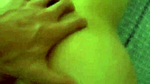 petite latina bent over for doggystyle creampie!