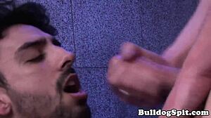 european stud assfucked by horny dom in close up doggystyle