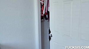 Katie kush halloween stepsister hammering in reality teen hardcore.