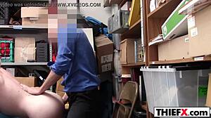 Hot Sweety Stealer Gets Punished at Work!