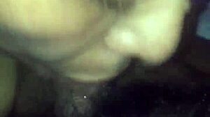 My friend's mom gives me a blowjob