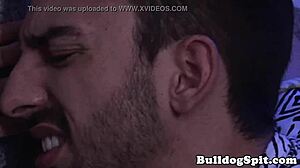 european stud assfucked by horny dom in close up doggystyle