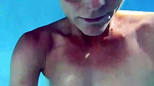 brunette sofie marie toys pussy underwater