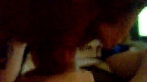 amateur blue eyes deepthroat blowjob with sloppy gagging and choking