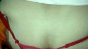 Intense doggystyle session with her bent over on day five.