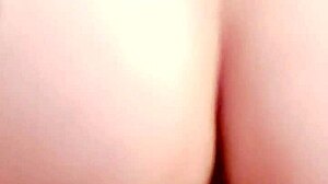 A Latina eagerly sucks a massive monster cock in this intense blowjob scene