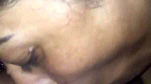 My friend's mom gives me a blowjob