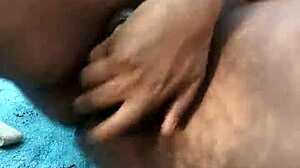 I masturbate outdoors, feeling the fresh air on my skin as I cum hard.