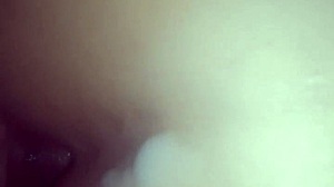 Feeling intense pleasure as he fucks my ass and cums inside.