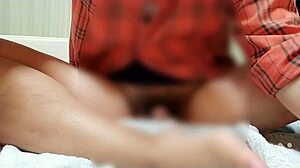 Hey, check out this fast masturbation session with cum