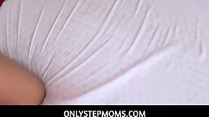 Hot stepmom seduces stepsons best friend with handjob and sex!