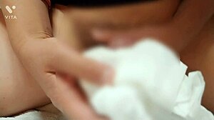 Hey, check out this fast masturbation session with cum