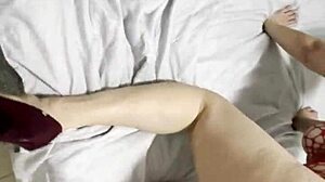 amateur couple enjoys oral fun with big ass milf wife