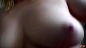 The chubby neighbor shows me her huge breasts and big butt