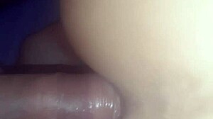 Feeling intense pleasure as he fucks my ass and cums inside.