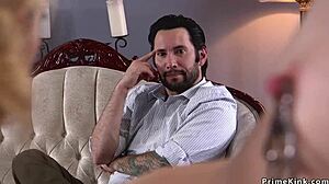 Dude Anal Bangs Bound Wife And Therapist With Rough Deepthroat