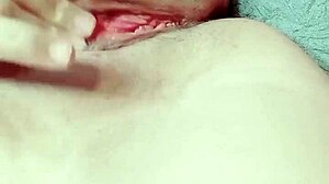 Rica masturbates intensely leading to powerful squirting orgasm