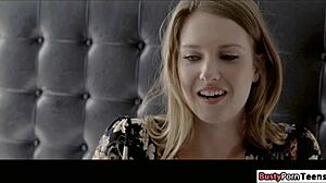 Ashley Deepthroats Pervert Friend's Monster Cock