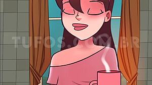 Aninha's best blowjob moments in anime hentai clips