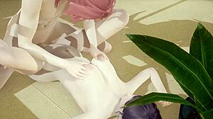 Shoko Jerks Off And Cums On Face