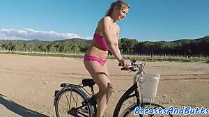 hey, bigtit milf beauty getting slammed in missionary, so hot